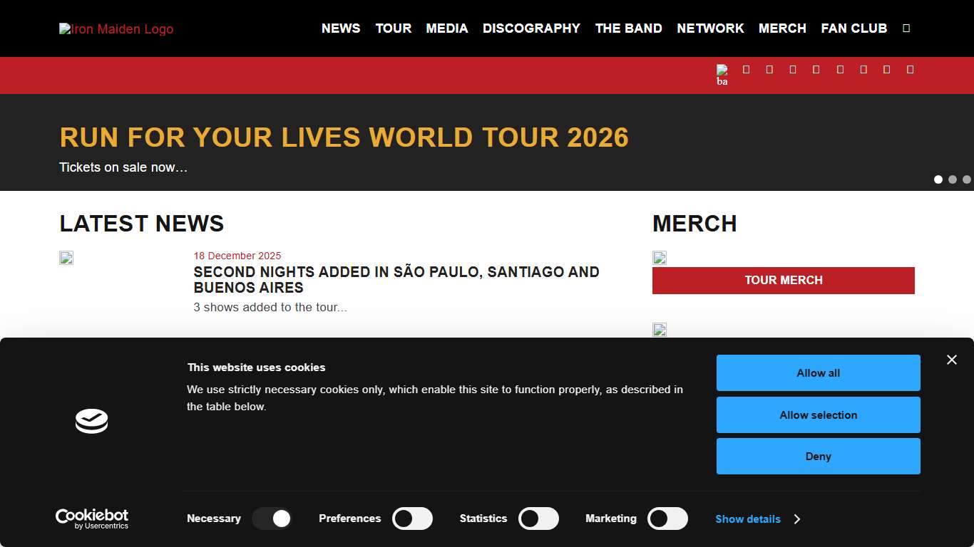 Iron Maiden - The Official Iron Maiden Website